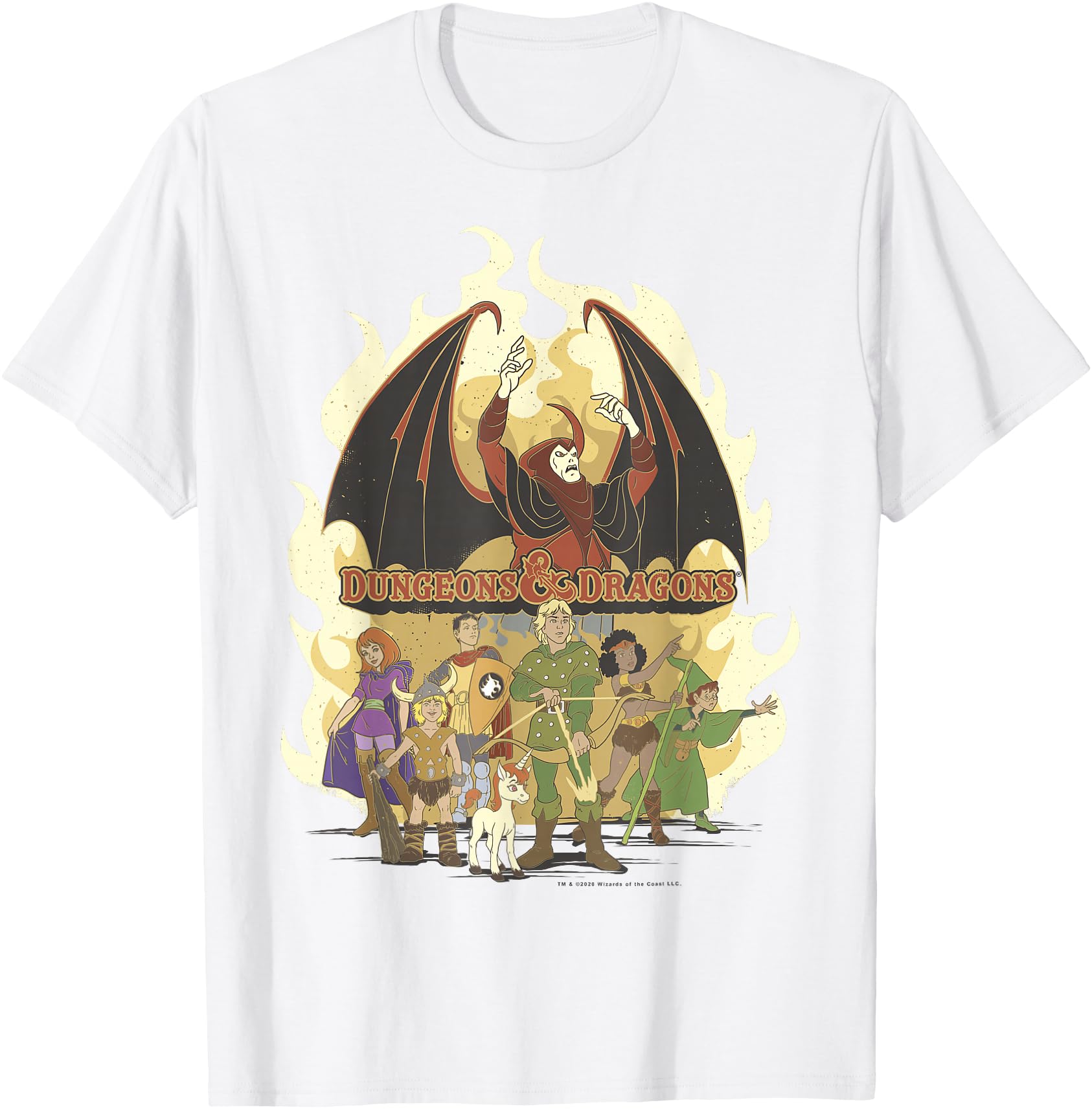 Original Dungeons Dragons Group Shot Hoodie - Custom Art Print Unisex - T-Shirt, Sweatshirt, Hoodie