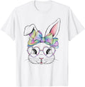 Bunny Rabbit Face Tie Dye Glasses T-Shirt - Streetwear Style Men Women - T-Shirt, Sweatshirt, Hoodie