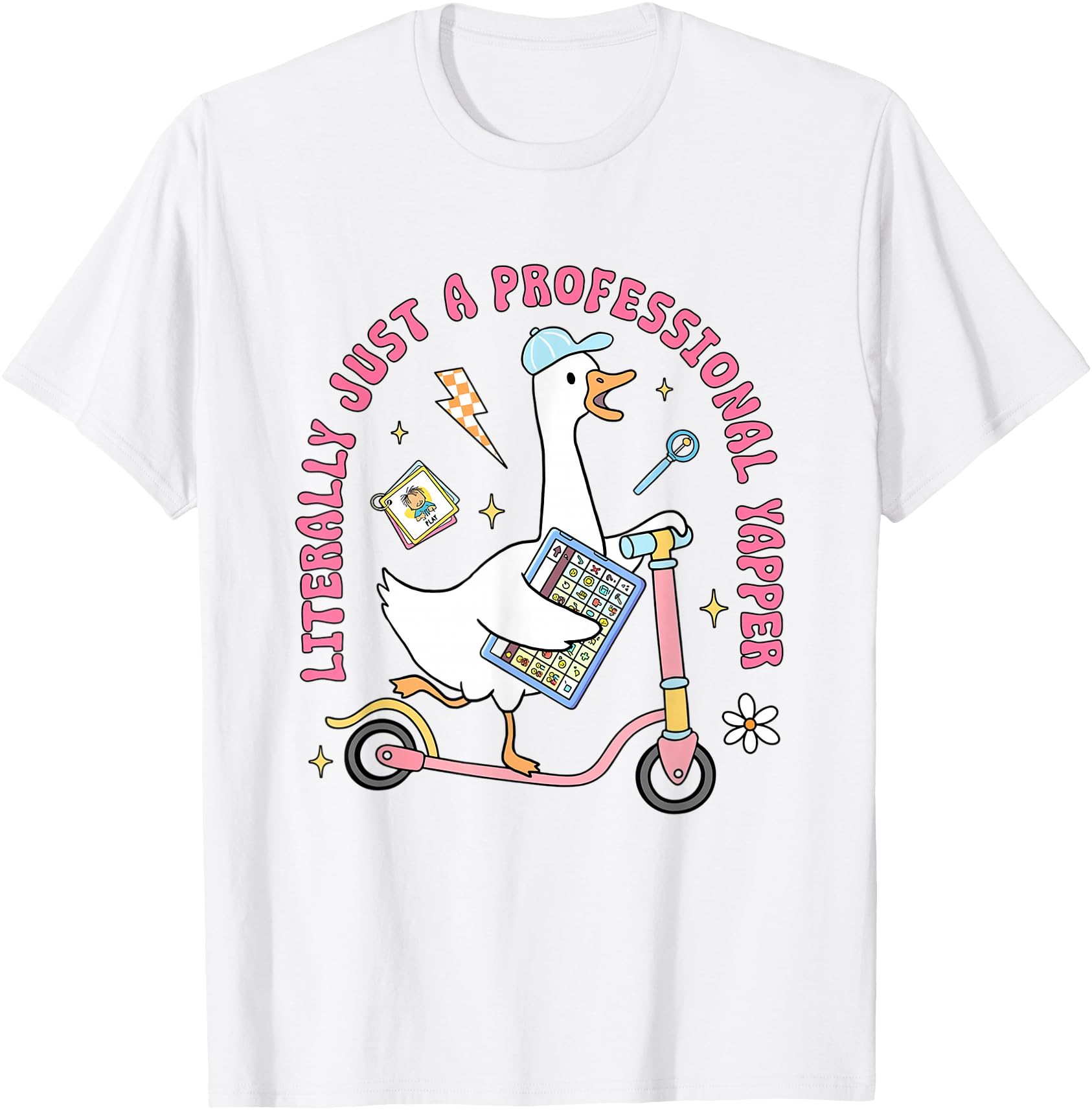 Professional Yapper Therapist Goose Speech Hoodie - Trendy Graphic Unisex - T-Shirt, Sweatshirt, Hoodie