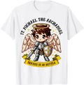 Saint Michael Archangel Catholic T-Shirt - Fun Novelty Design for Adults - T-Shirt, Sweatshirt, Hoodie