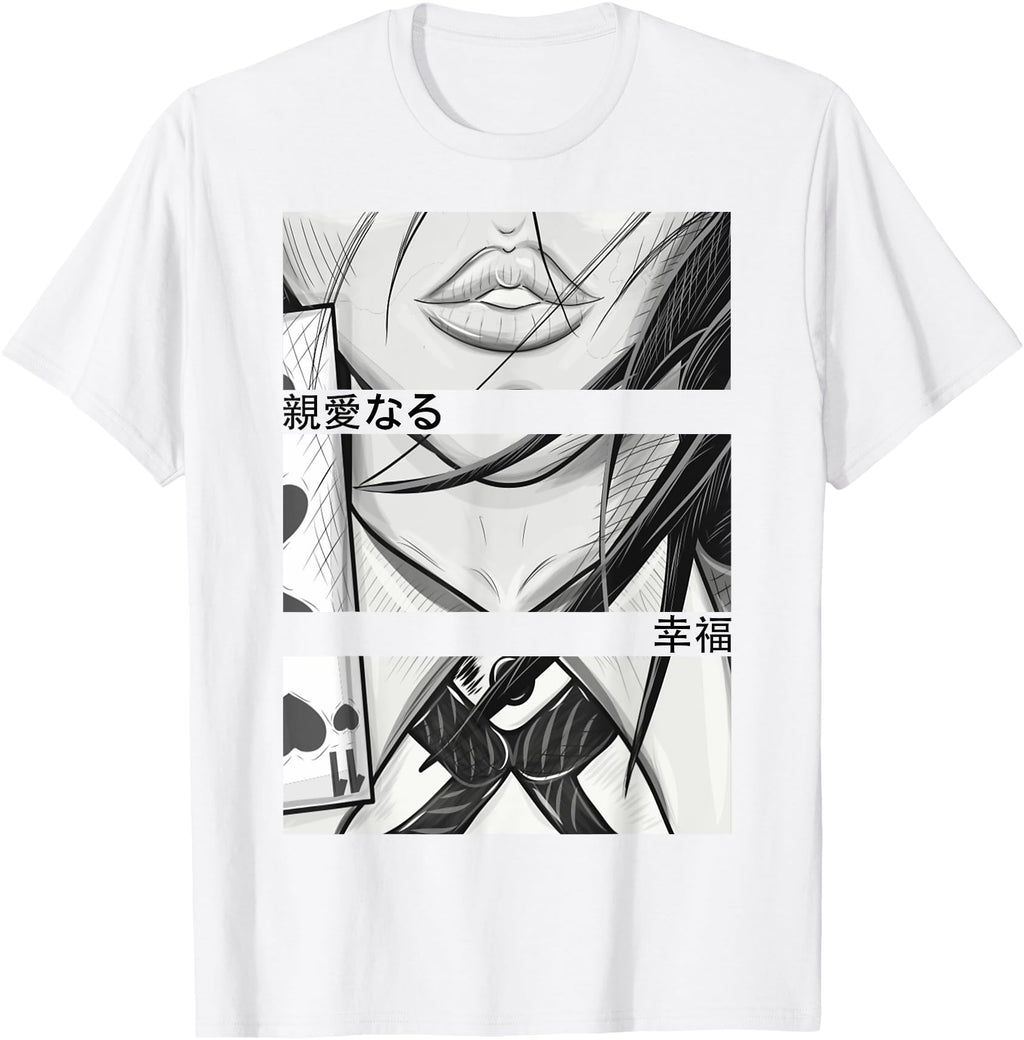 Handcrafted Anime Eyes Japan Culture Art T-Shirt - Streetwear Style Unisex - T-Shirt, Sweatshirt, Hoodie