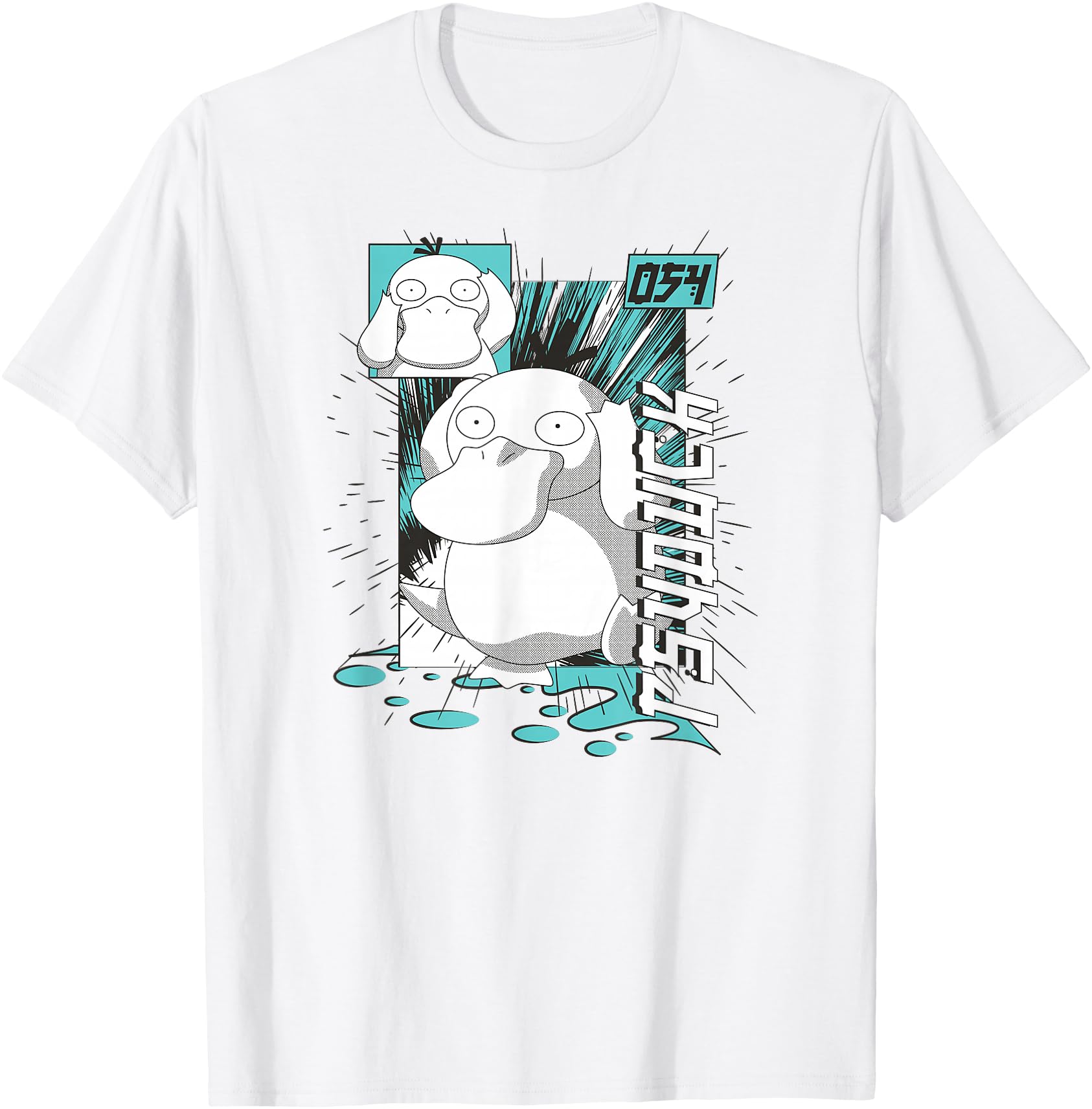 Handcrafted Pok Mon Psyduck Anime T-Shirt - Streetwear Style Unisex - T-Shirt, Sweatshirt, Hoodie