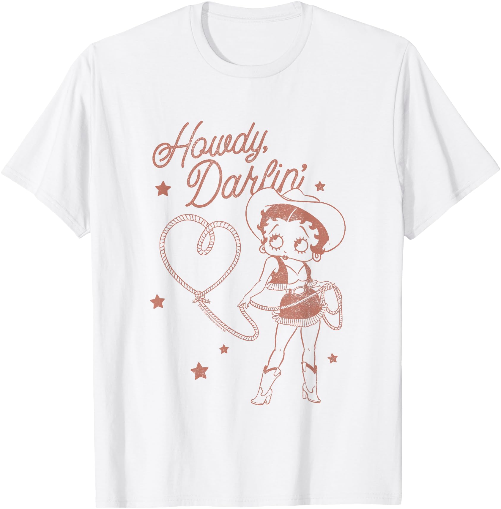 Handcrafted Betty Boop Howdy Darlin Sweatshirt - Minimalist Print Unisex - T-Shirt, Sweatshirt, Hoodie