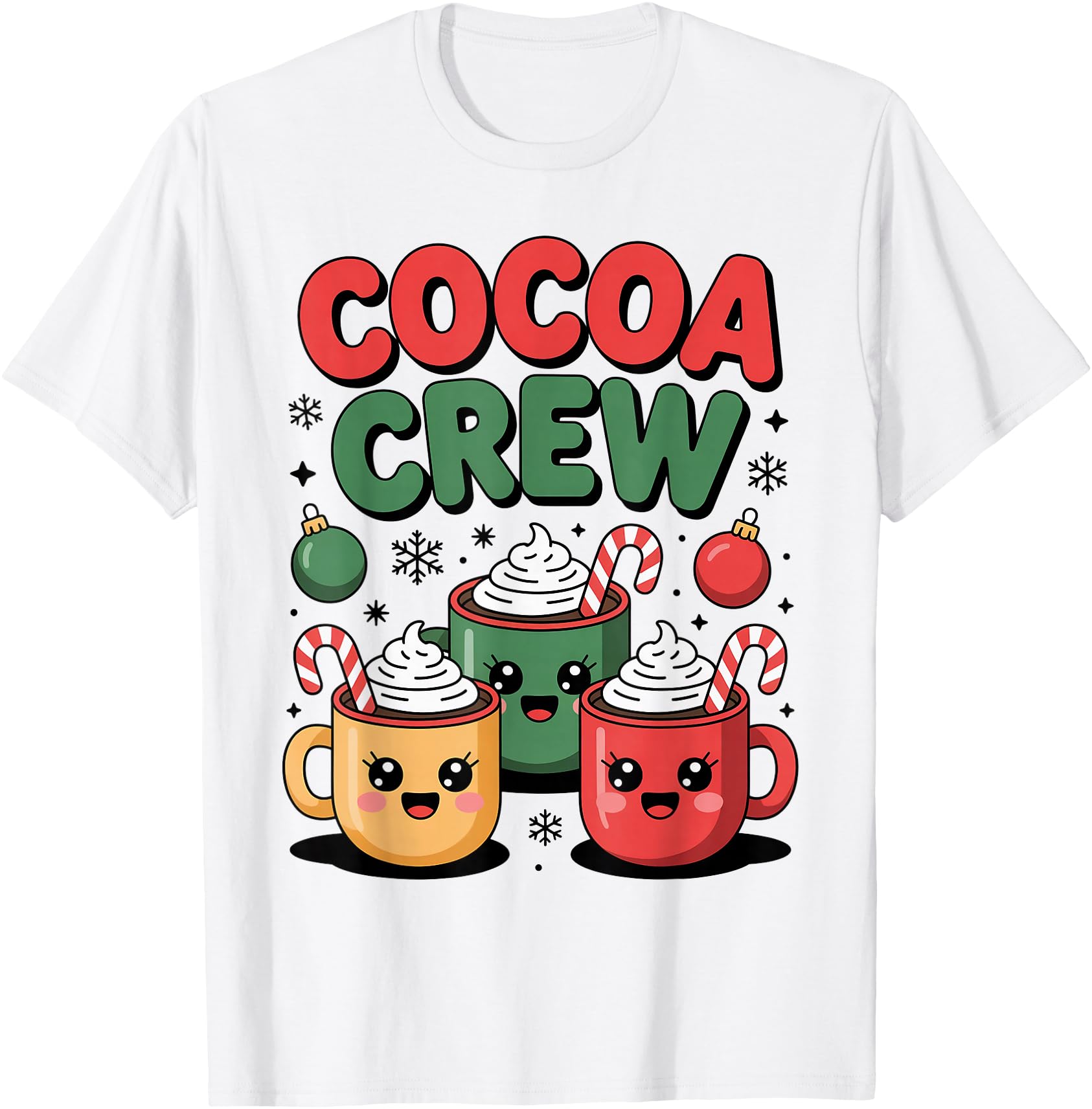 Handcrafted Cocoa Crew Hot Chocolate Sweatshirt - Trendy Graphic Unisex - T-Shirt, Sweatshirt, Hoodie