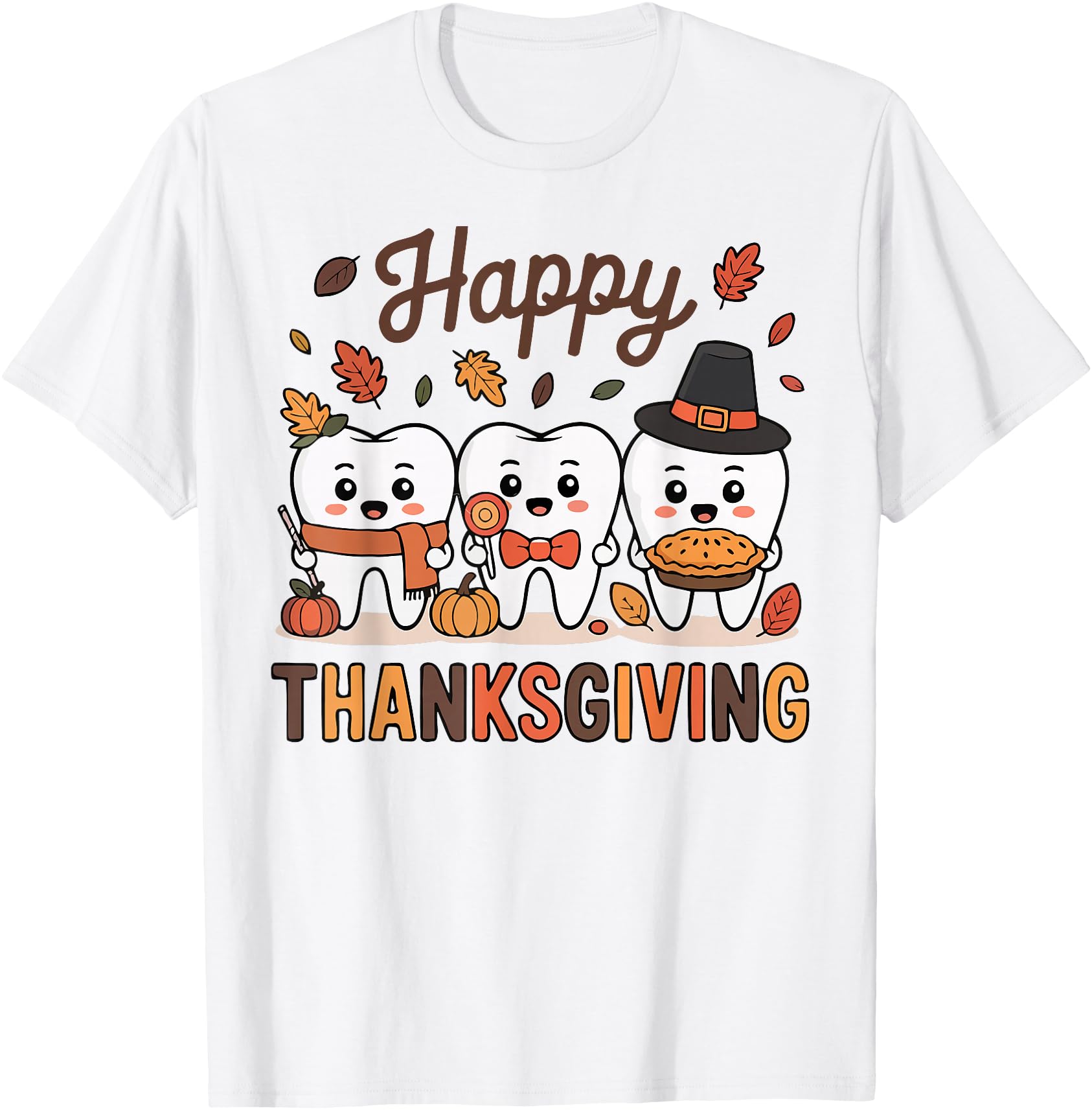 Authentic Happy Thanksgiving Sweatshirt - Novelty Apparel for Adults - T-Shirt, Sweatshirt, Hoodie