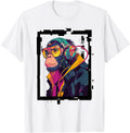 Cyberpunk Monkey Japanese Techwear Hoodie - Trendy Graphic Men Women - T-Shirt, Sweatshirt, Hoodie