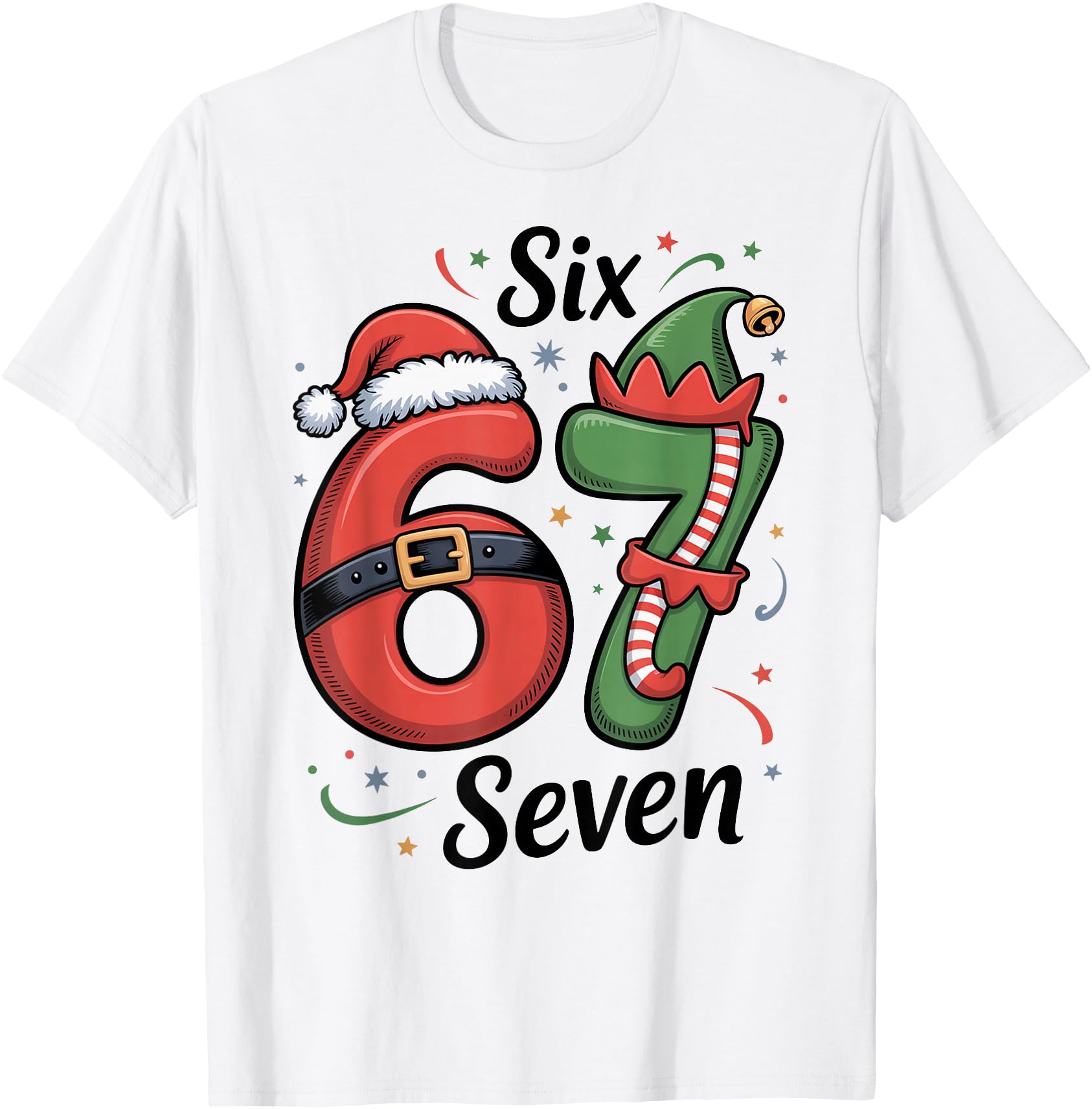 67 Meme 67 Santa Elf Sweatshirt - Unique Graphic Men Women - T-Shirt, Sweatshirt, Hoodie
