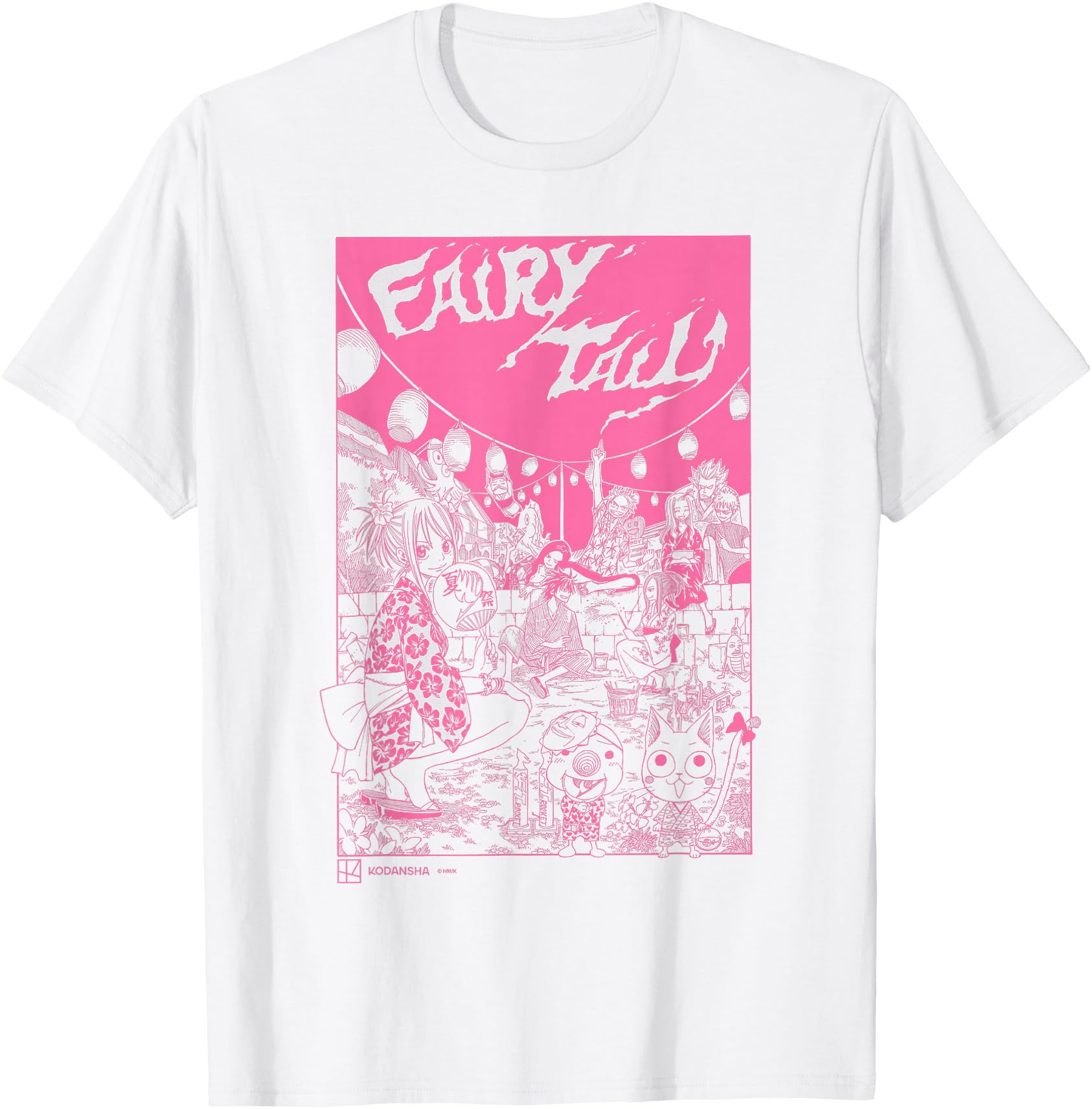 Fairy Tail Main Characters Summer T-Shirt - Novelty Apparel Men Women - T-Shirt, Sweatshirt, Hoodie