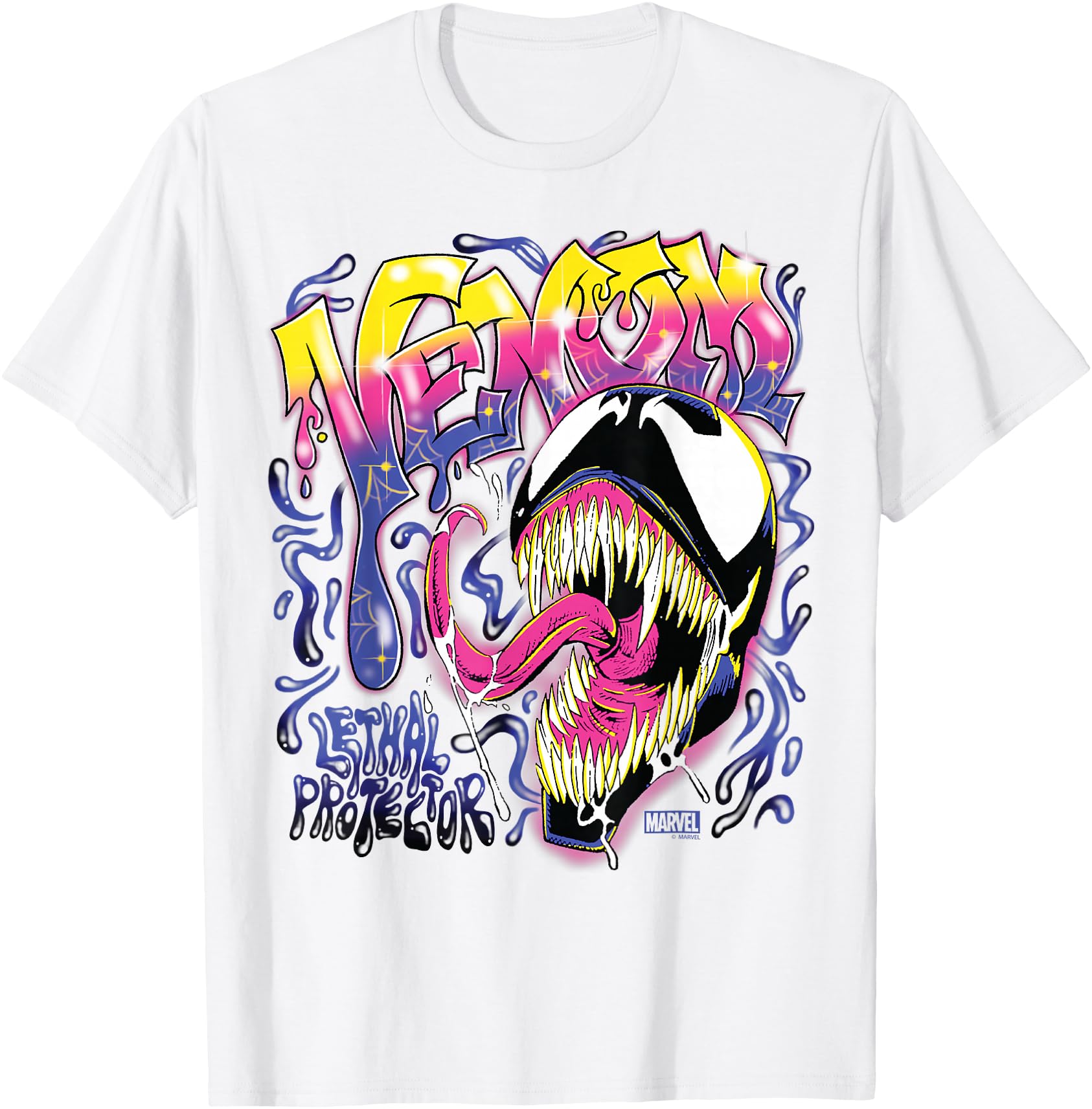 Original Venom Spray Paint Artist Sweatshirt - Custom Art Print for Adults - T-Shirt, Sweatshirt, Hoodie