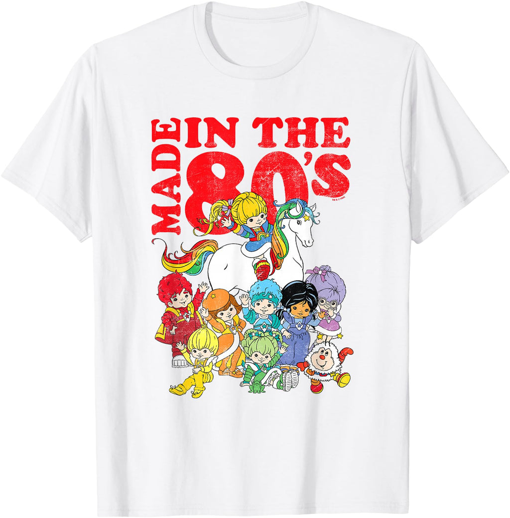 Handcrafted Rainbow Brite Made 80 S Sweatshirt - Fun Novelty Design Unisex - T-Shirt, Sweatshirt, Hoodie