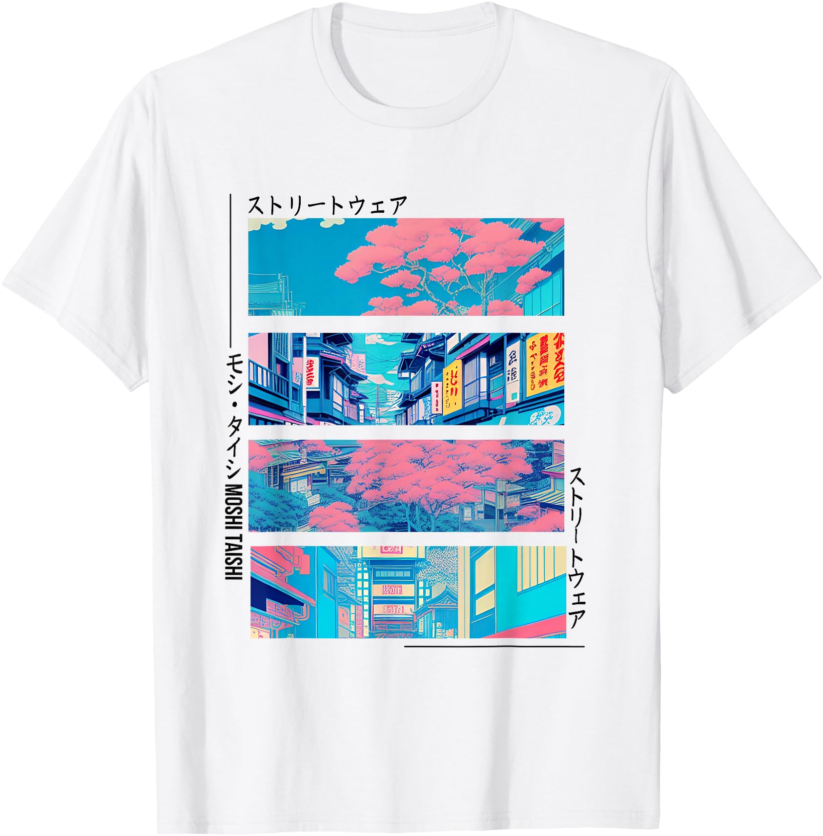 Lofi Tokyo Japanese Streetwear T-Shirt - Aesthetic Graphic for Adults - T-Shirt, Sweatshirt, Hoodie