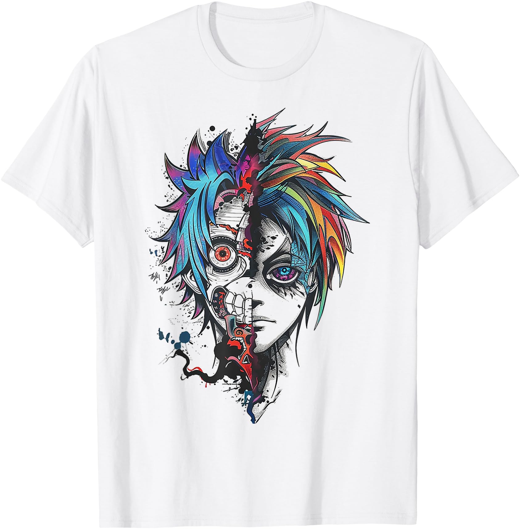 Original Anime Manga Illustration T-Shirt - Fun Novelty Design Men Women - T-Shirt, Sweatshirt, Hoodie