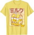 Kawaii Banana Milk Shake 90S Japanese T-Shirt - Trendy Graphic Unisex - T-Shirt, Sweatshirt, Hoodie