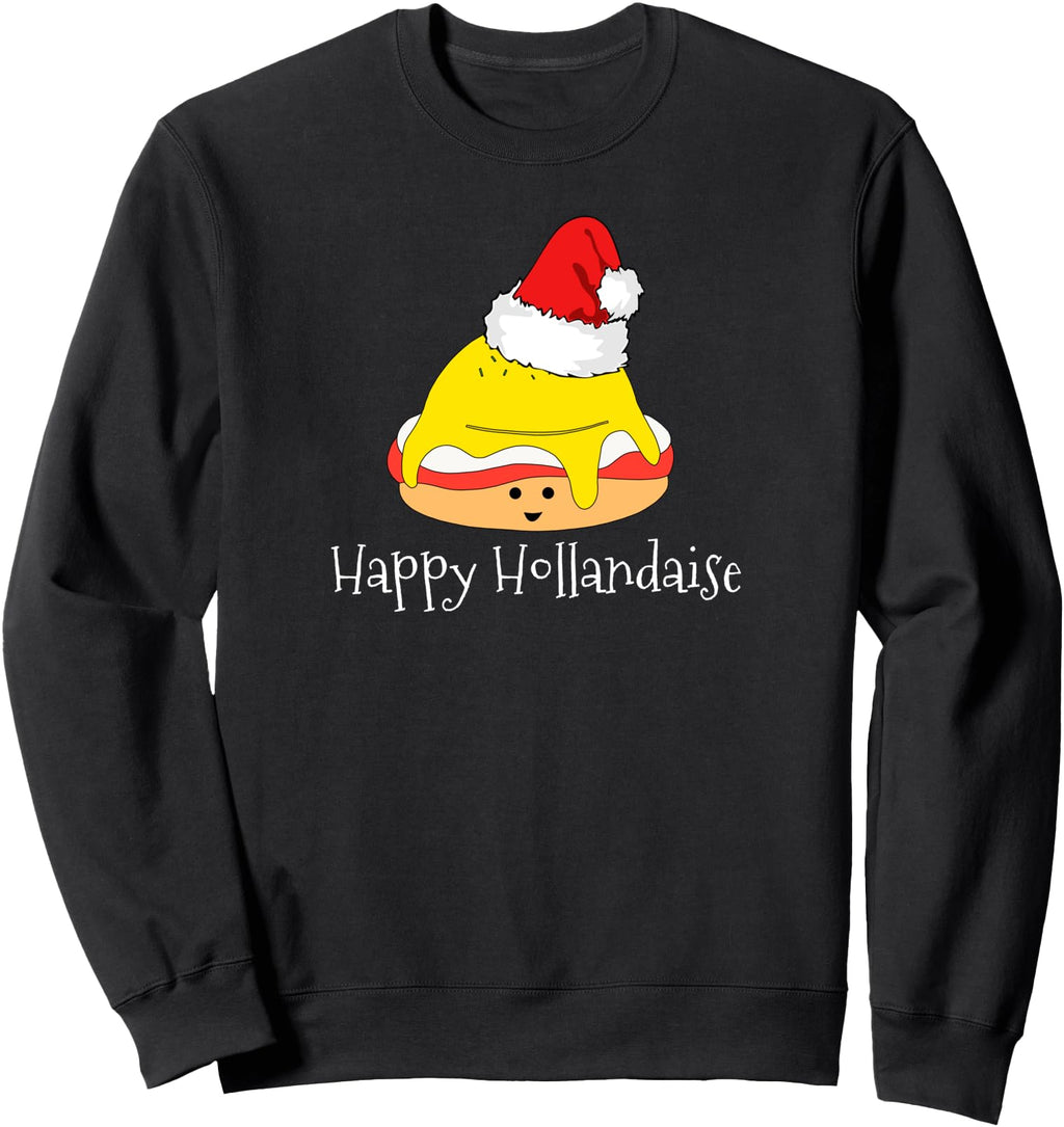 Original Happy Hollandaise Egg Food Hoodie - Minimalist Print Unisex - T-Shirt, Sweatshirt, Hoodie