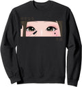 Handcrafted Anime Eyes Japan Culture Hoodie - Fun Novelty Design Men Women - T-Shirt, Sweatshirt, Hoodie