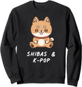 Original Shibas K Pop Kawaii Shiba Hoodie - Graphic Print for Adults - T-Shirt, Sweatshirt, Hoodie