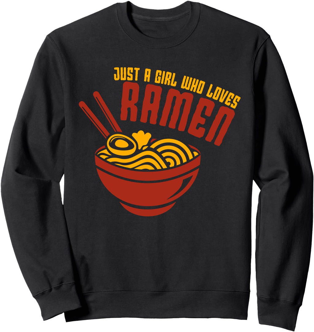 Just Who Loves Ramen Japanese Love Hoodie - Fun Novelty Design for Adults - T-Shirt, Sweatshirt, Hoodie