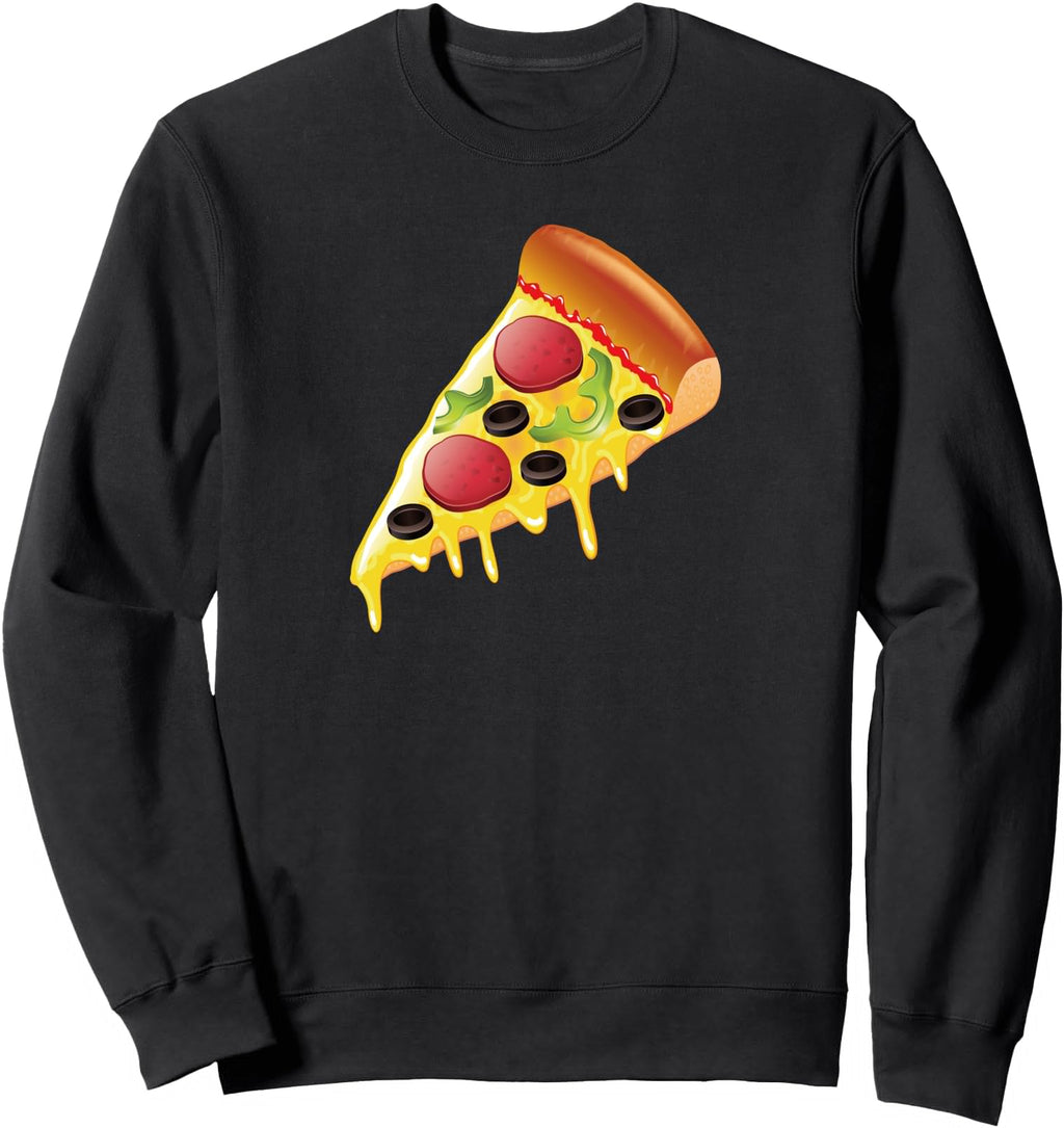 Exclusive Pizza Slice Pepperoni Hoodie - Custom Art Print for Adults - T-Shirt, Sweatshirt, Hoodie