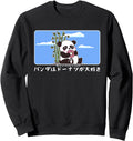 Exclusive Kawaii Anime Panda Eating Sweatshirt - Novelty Apparel Unisex - T-Shirt, Sweatshirt, Hoodie