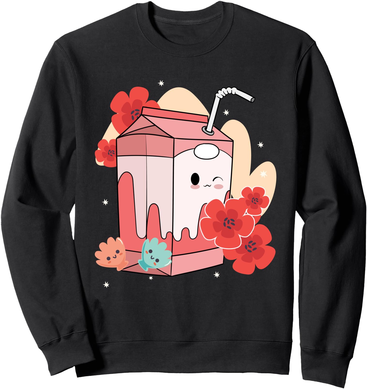 Handcrafted Manga Otaku Milkshake Sweatshirt - Streetwear Style Unisex - T-Shirt, Sweatshirt, Hoodie