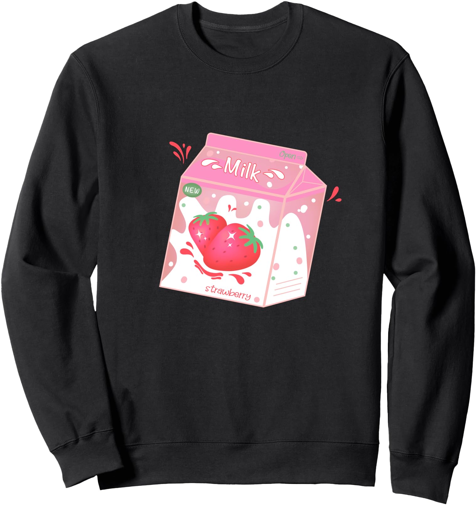 Kawaii Japanese Strawberry Milk Artist T-Shirt - Graphic Print for Adults - T-Shirt, Sweatshirt, Hoodie