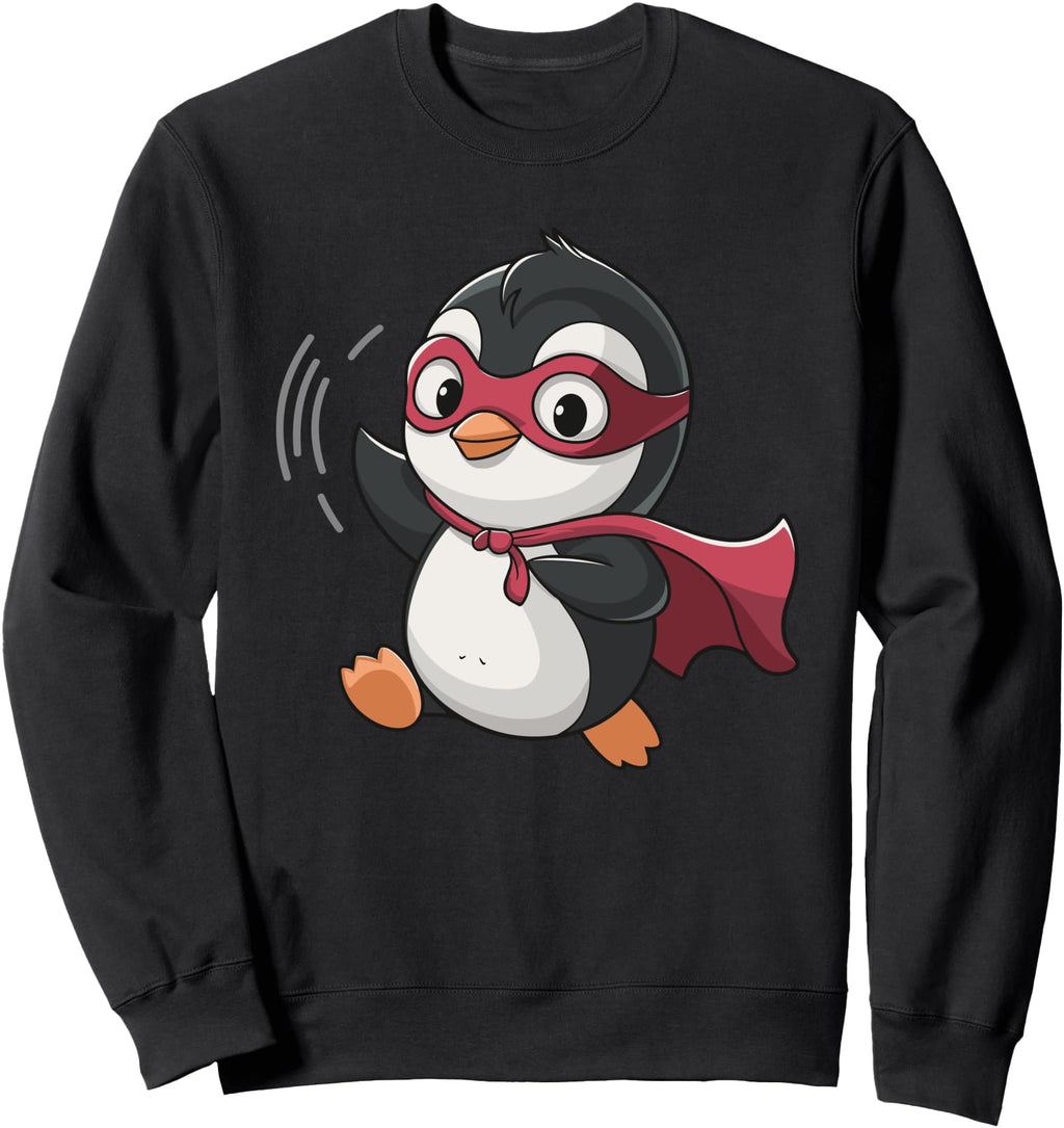 Original Superhero Penguin Cartoon T-Shirt - Graphic Print Men Women - T-Shirt, Sweatshirt, Hoodie