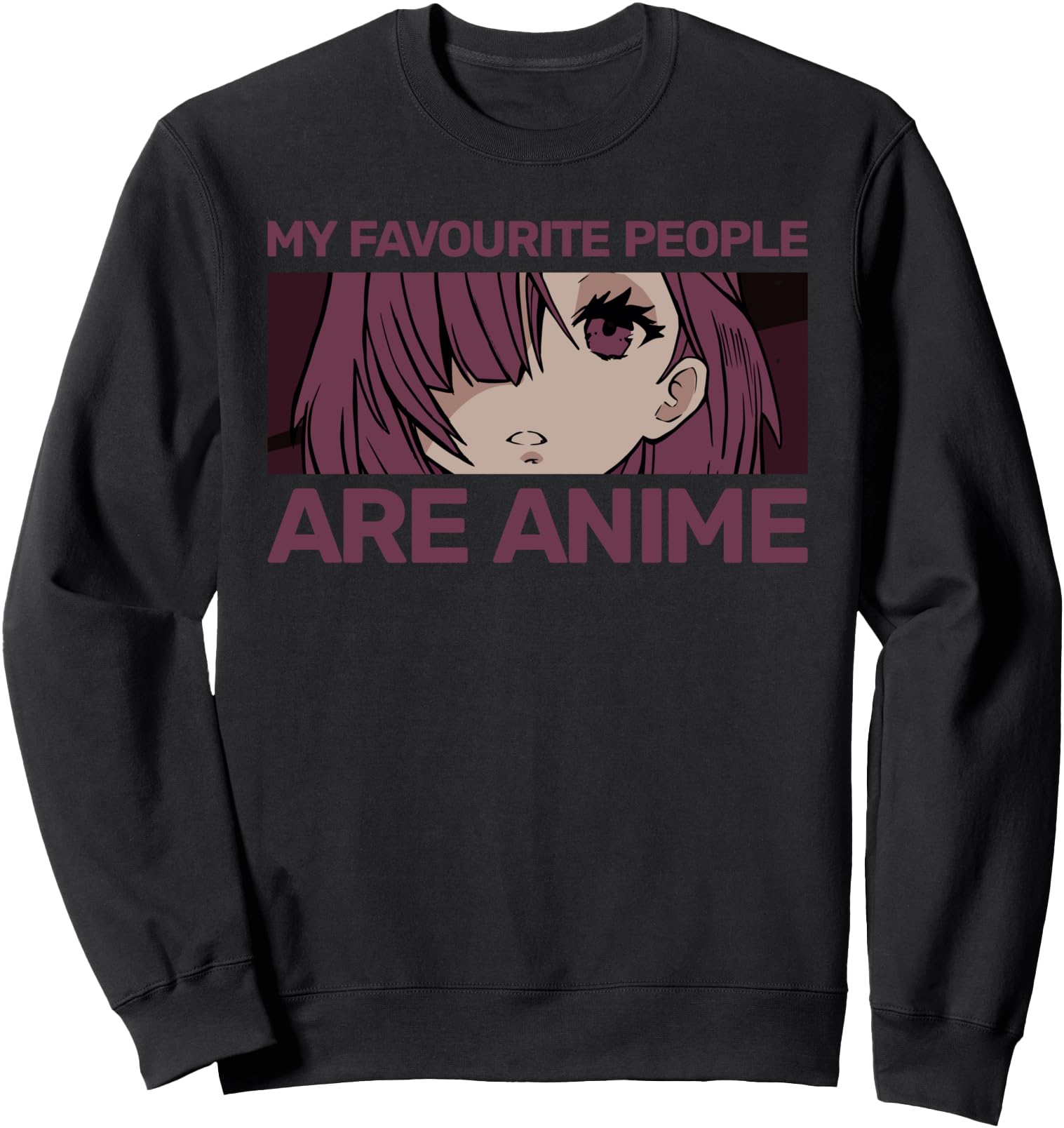 Original Anime Eyes Japan Culture Art Hoodie - Aesthetic Graphic Men Women - T-Shirt, Sweatshirt, Hoodie