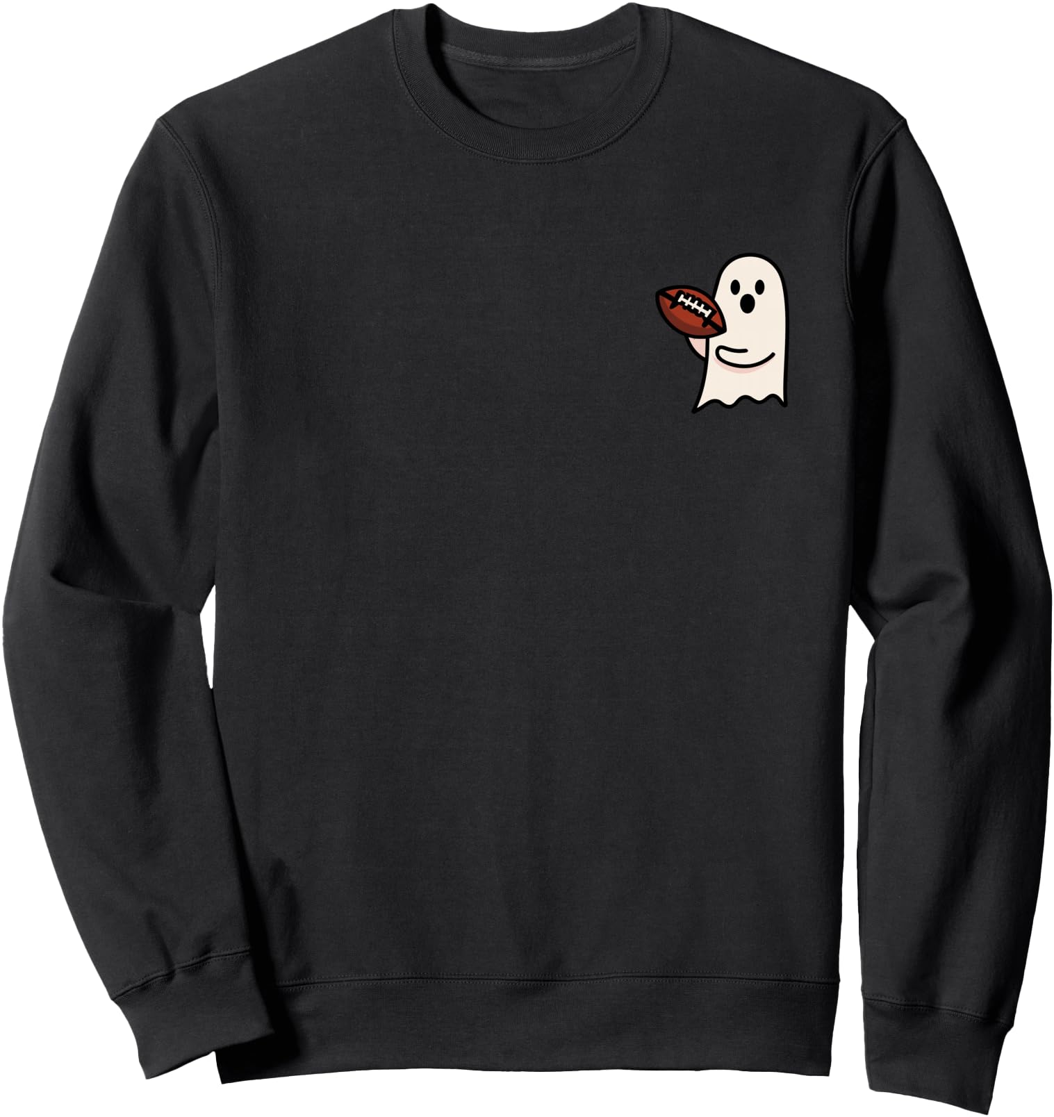Handcrafted Ghost Football Sweatshirt - Trendy Graphic for Adults - T-Shirt, Sweatshirt, Hoodie