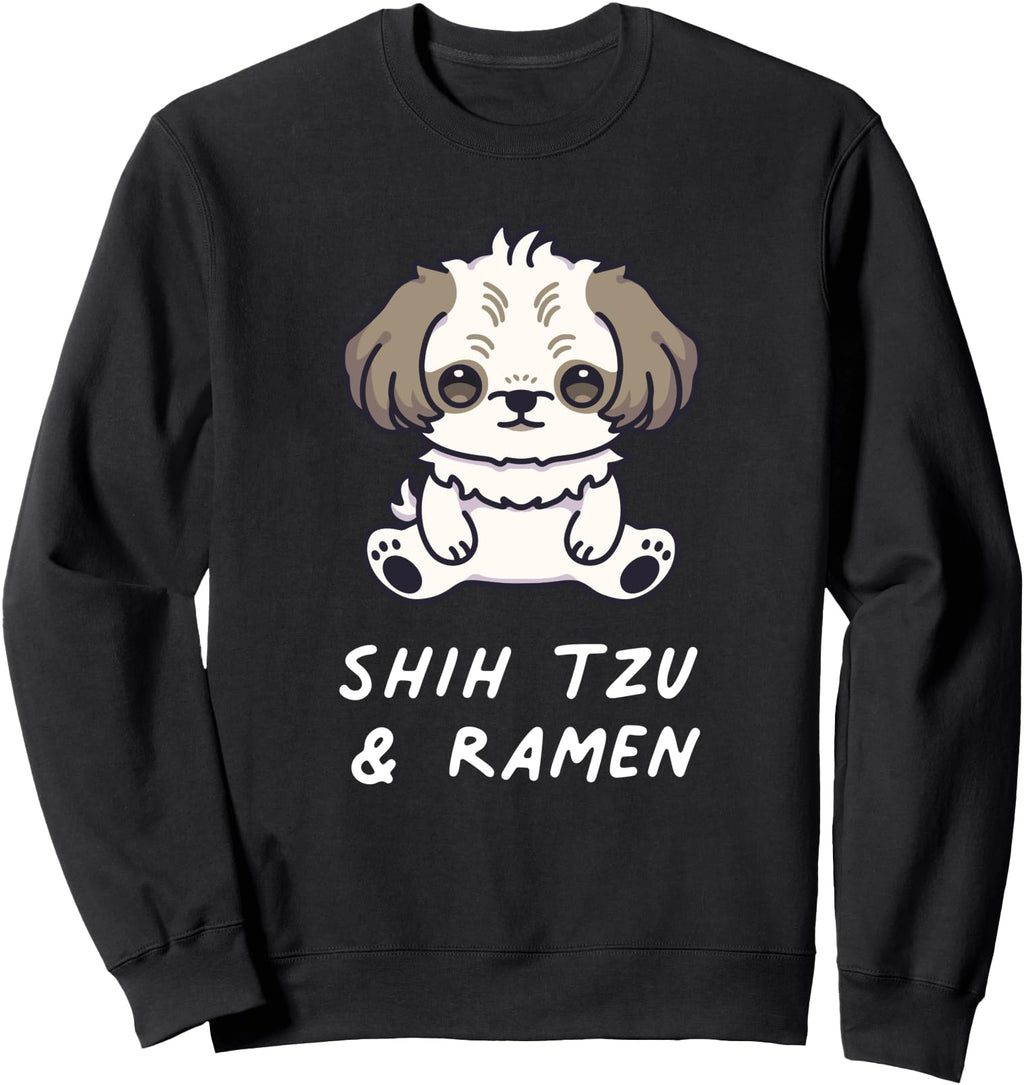 Exclusive Shih Tzu Ramen Food Kawaii Hoodie - Streetwear Style Men Women - T-Shirt, Sweatshirt, Hoodie