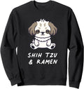 Exclusive Shih Tzu Ramen Food Kawaii Hoodie - Streetwear Style Men Women - T-Shirt, Sweatshirt, Hoodie
