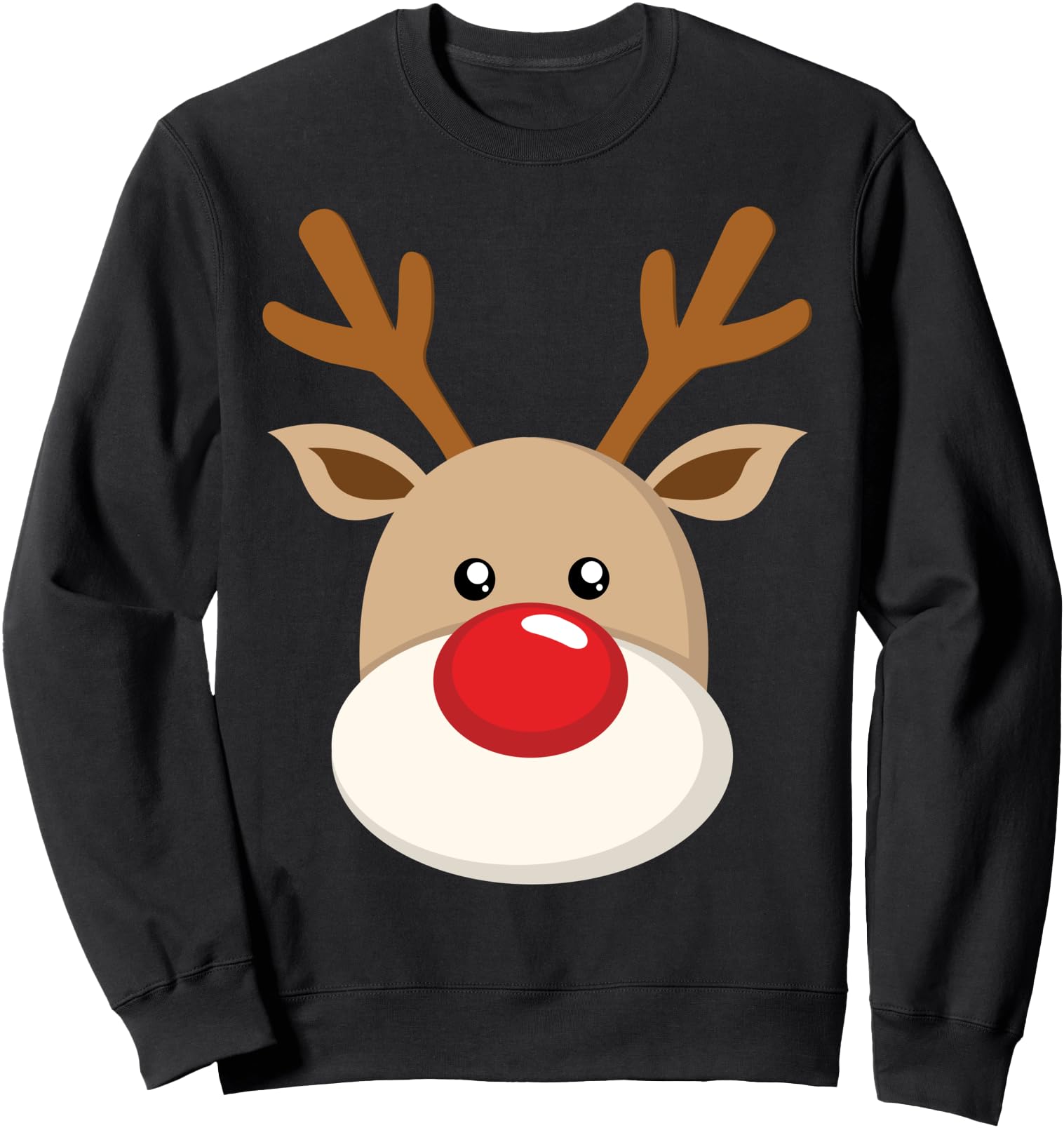 Reindeer Rudolph Red Nose Artist T-Shirt - Aesthetic Graphic Unisex - T-Shirt, Sweatshirt, Hoodie