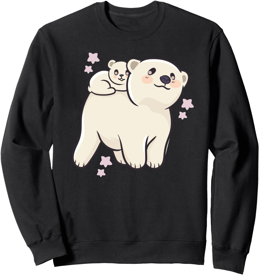 Original Polar Bears Mommy Kawaii T-Shirt - Casual Everyday Wear Men Women - T-Shirt, Sweatshirt, Hoodie