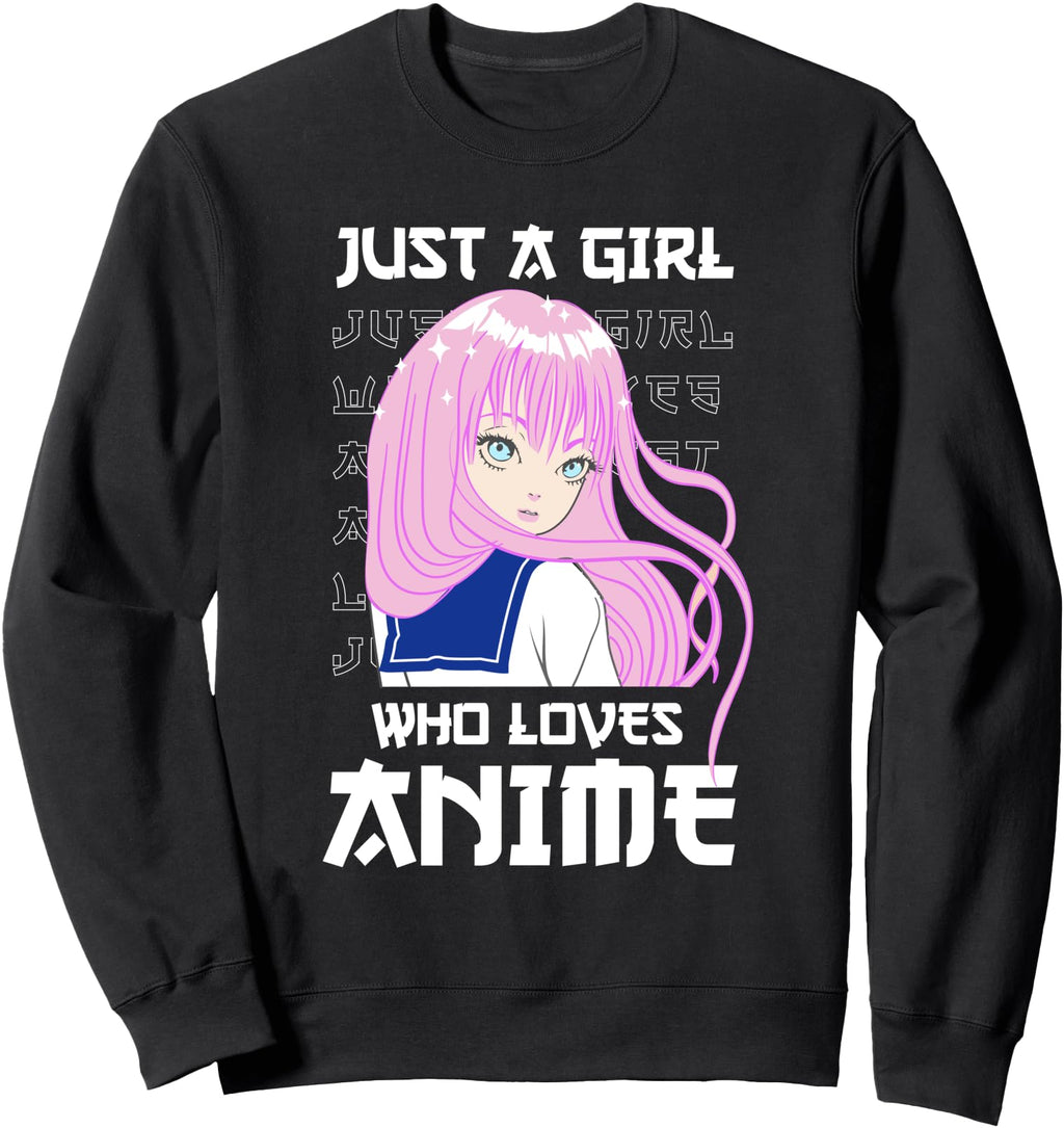 Exclusive Just Who Loves Anime T-Shirt - Casual Everyday Wear Unisex - T-Shirt, Sweatshirt, Hoodie