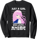 Exclusive Just Who Loves Anime T-Shirt - Casual Everyday Wear Unisex - T-Shirt, Sweatshirt, Hoodie