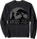 Exclusive Aikido Art Peace Japanese Hoodie - Minimalist Print for Adults - T-Shirt, Sweatshirt, Hoodie