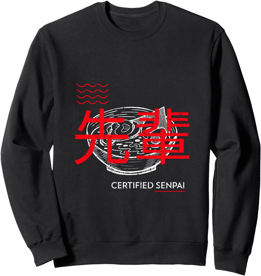 Original Certified Senpai Ramen Noodle T-Shirt - Trendy Graphic Unisex - T-Shirt, Sweatshirt, Hoodie
