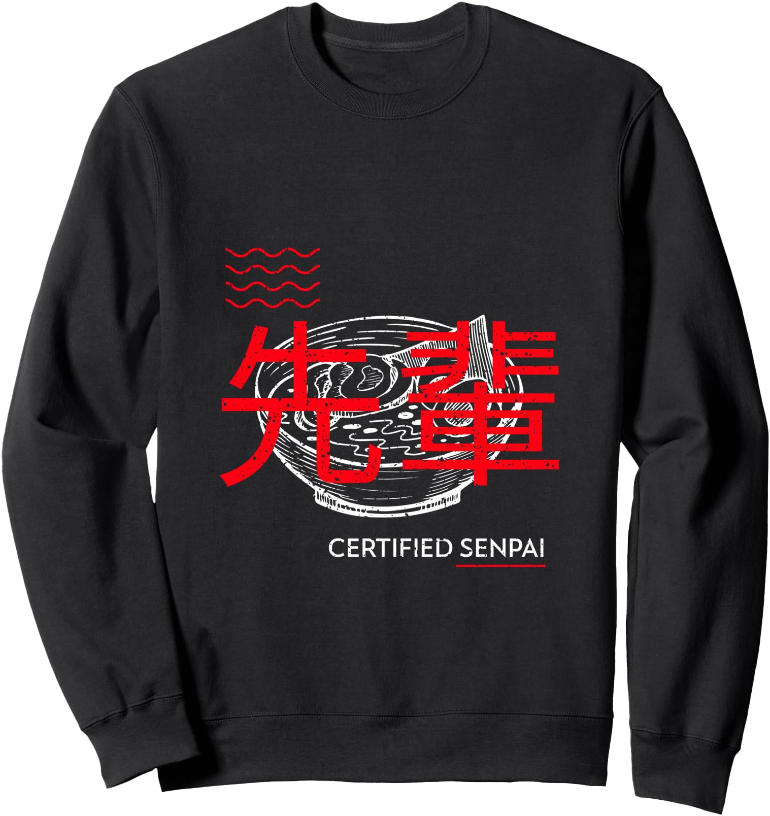 Original Certified Senpai Ramen Noodle T-Shirt - Trendy Graphic Unisex - T-Shirt, Sweatshirt, Hoodie