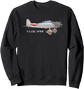 Exclusive Aichi D3A Type 99 Carrier Sweatshirt - Graphic Print Unisex - T-Shirt, Sweatshirt, Hoodie