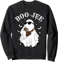 Exclusive Boo Jee Boujee Ghost Spooky Sweatshirt - Unique Graphic Unisex - T-Shirt, Sweatshirt, Hoodie