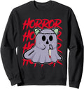 Pastel Goth Ghost And Anime Cat Knife Hoodie - Novelty Apparel Men Women - T-Shirt, Sweatshirt, Hoodie