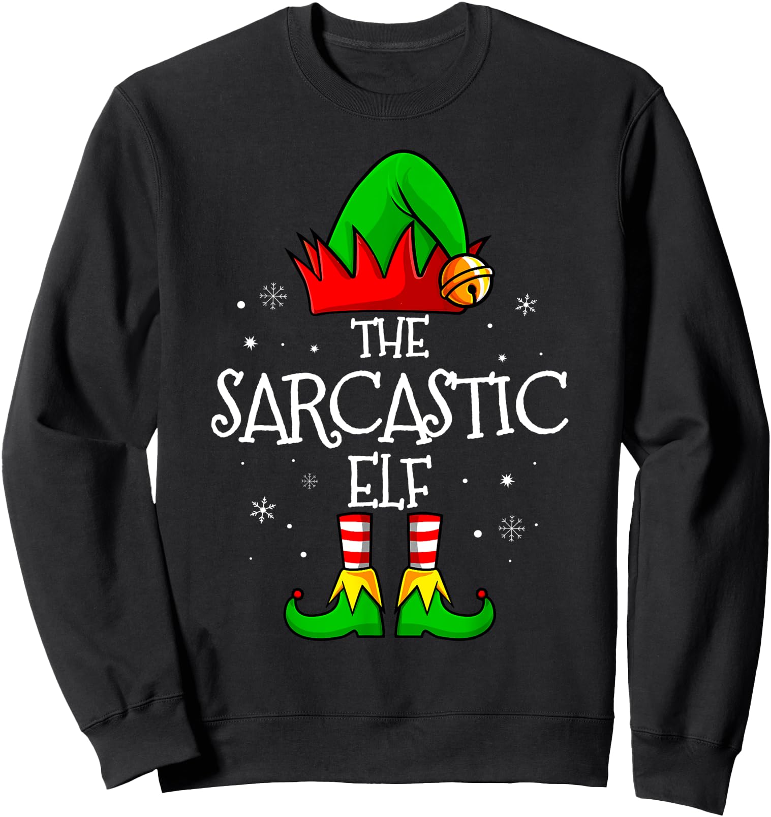 Original Sarcastic Elf Group Matching Sweatshirt - Trendy Graphic Unisex - T-Shirt, Sweatshirt, Hoodie