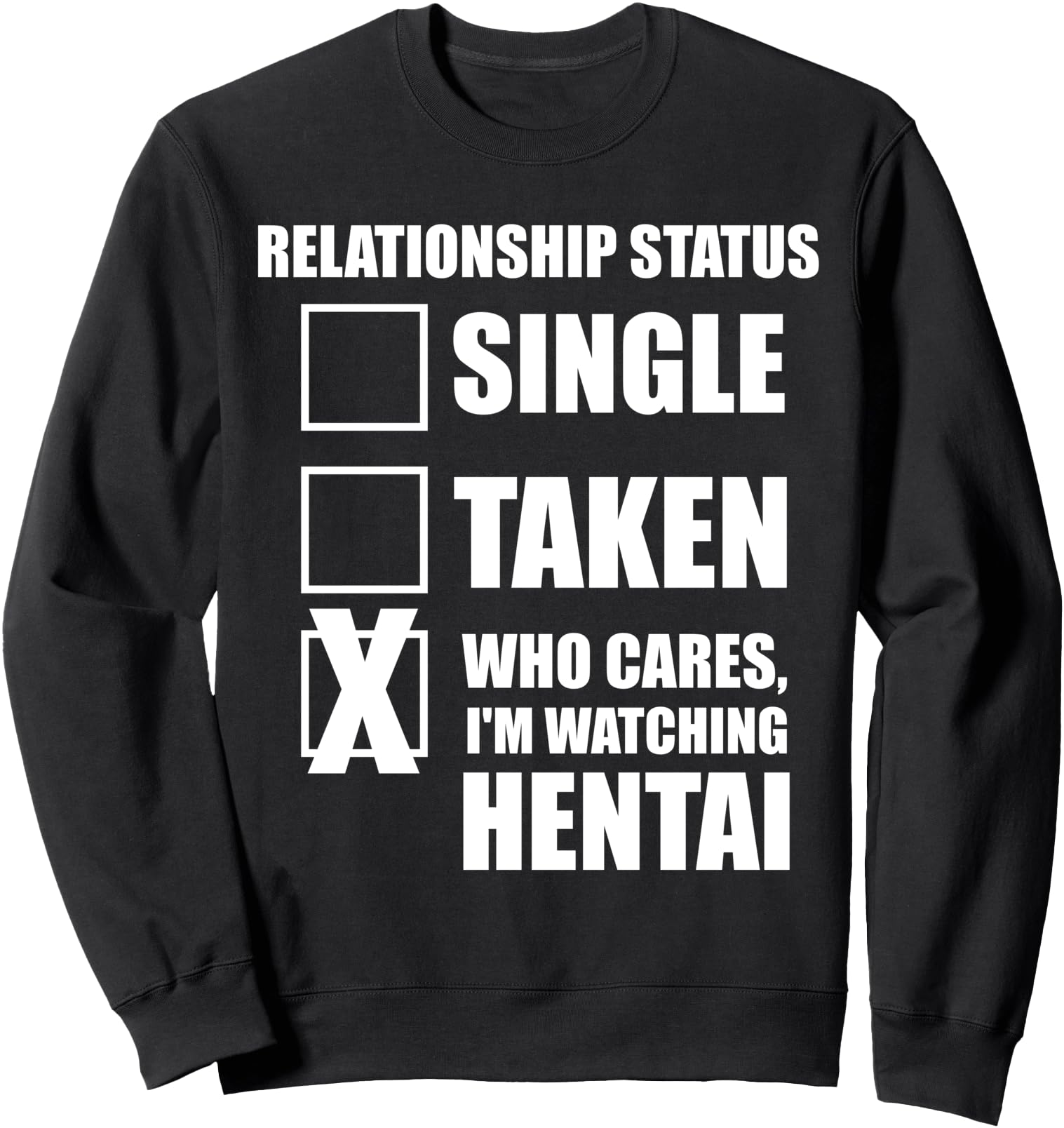 Hentai Ecchi Anime Otaku Senpai T-Shirt - Custom Art Print Men Women - T-Shirt, Sweatshirt, Hoodie