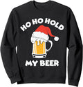 Ho Ho Hold My Beer Exclusive T-Shirt - Aesthetic Graphic Unisex - T-Shirt, Sweatshirt, Hoodie