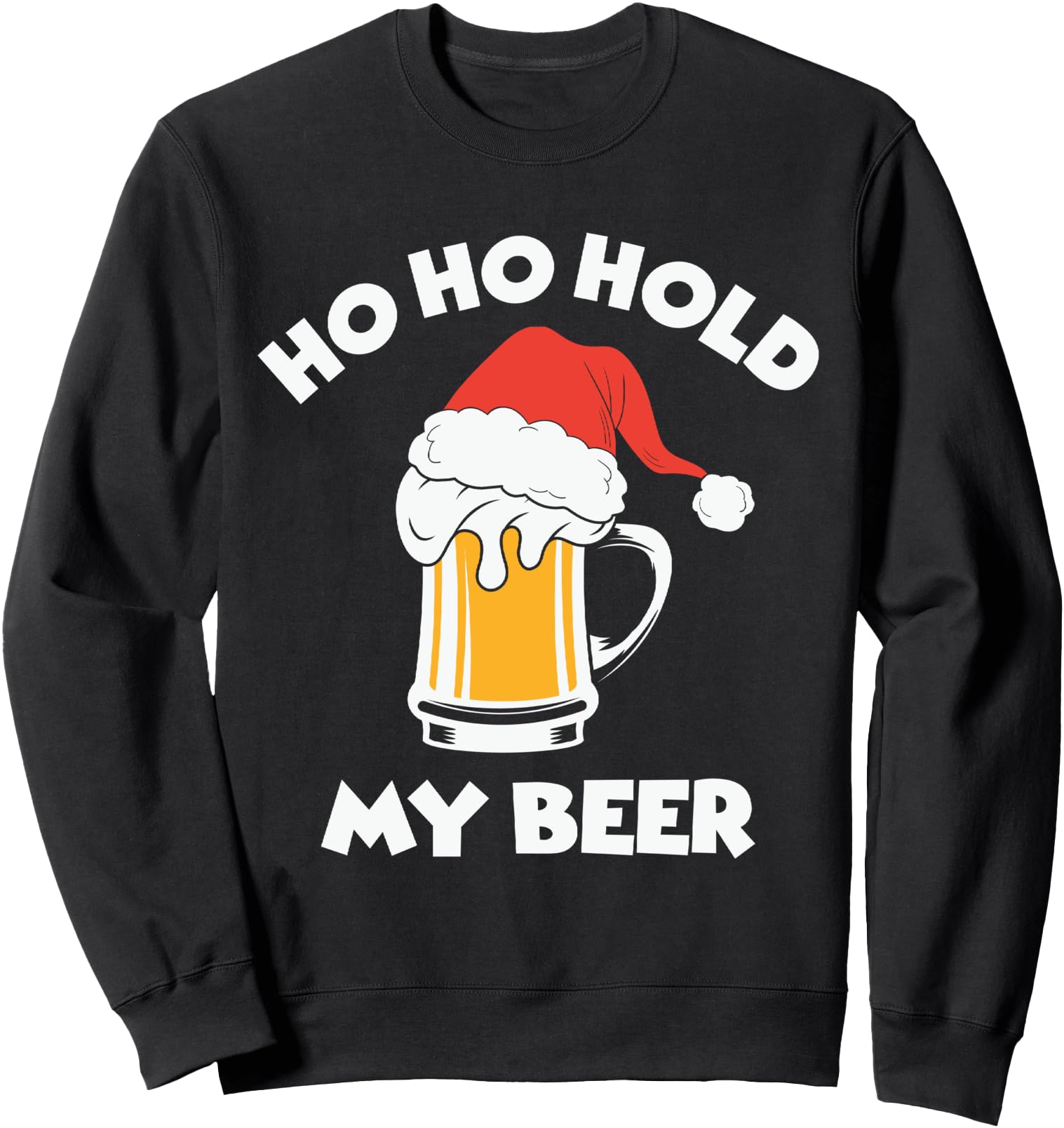 Ho Ho Hold My Beer Exclusive T-Shirt - Aesthetic Graphic Unisex - T-Shirt, Sweatshirt, Hoodie