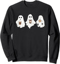Handcrafted Ghost Drinking Coffee T-Shirt - Novelty Apparel for Adults - T-Shirt, Sweatshirt, Hoodie