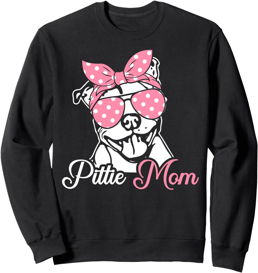 Authentic Pittie Mom Pitbull Mom T-Shirt - Custom Art Print Men Women - T-Shirt, Sweatshirt, Hoodie