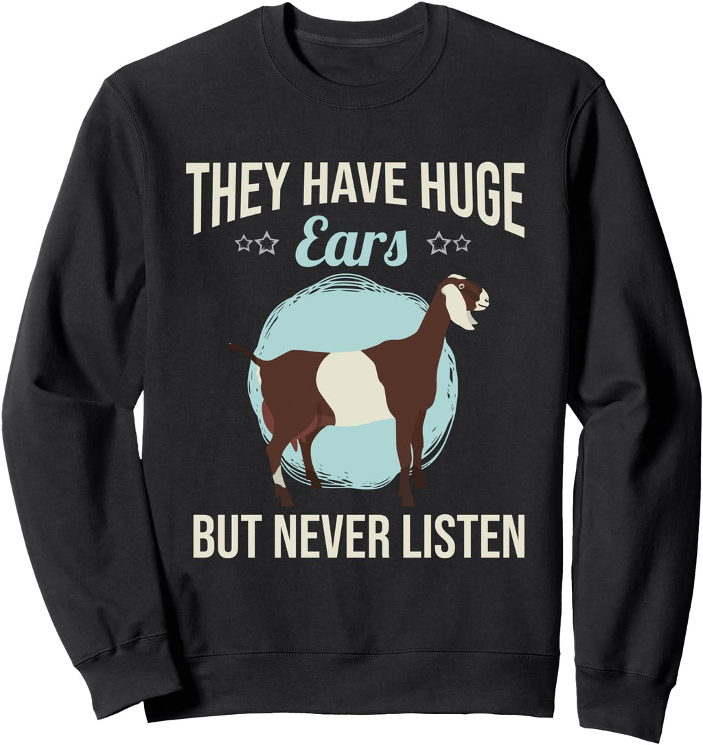 Authentic Nubian Goat Garmer Goat T-Shirt - Casual Everyday Wear Men Women - T-Shirt, Sweatshirt, Hoodie