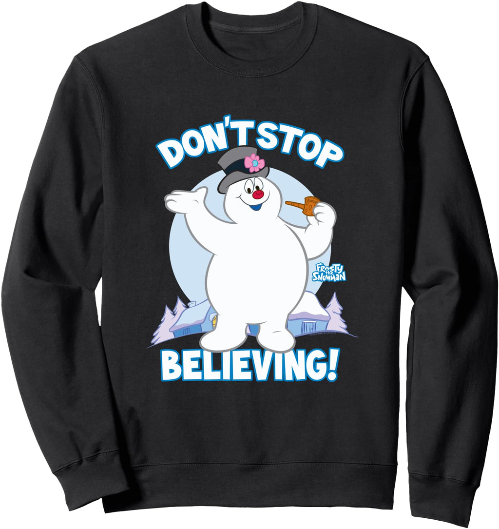 Exclusive Frosty Snowman Don T Stop T-Shirt - Fun Novelty Design Unisex - T-Shirt, Sweatshirt, Hoodie