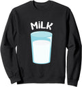 Exclusive Milk Cookies And Milk T-Shirt - Trendy Graphic for Adults - T-Shirt, Sweatshirt, Hoodie