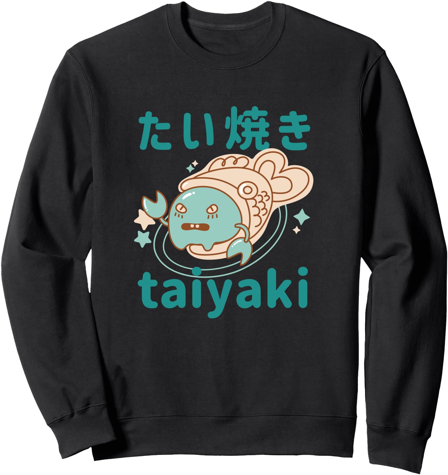 Taiyaki Monster Food Japanese Japan Fish T-Shirt - Graphic Print Unisex - T-Shirt, Sweatshirt, Hoodie